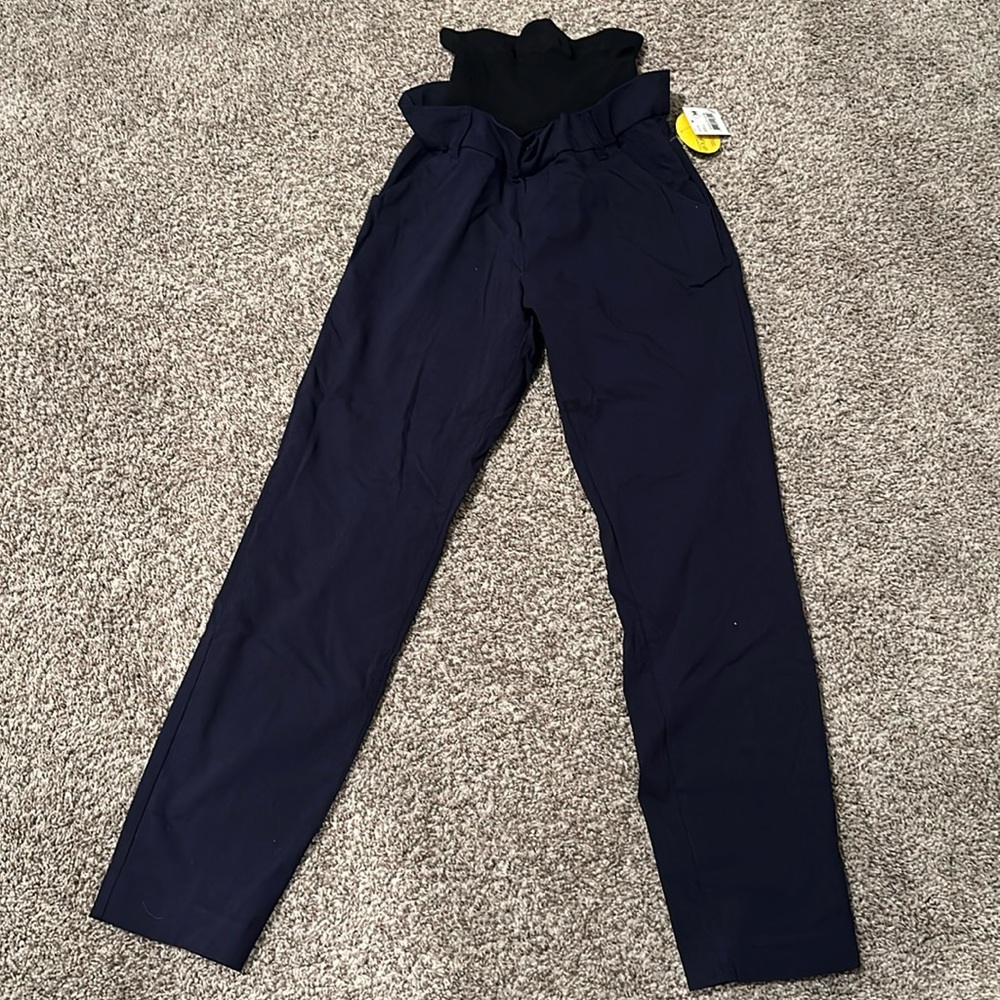 NWT Motherhood Womens MED BounceBack Pregnancy Pants Smooth Support Shape 🤰